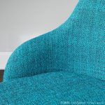 Bacci Teal Walnut Mid-Century Modern Accent Chairs (Set of 2) 16 Bacci Teal Walnut Mid-Century Modern Accent Chairs (Set of 2)