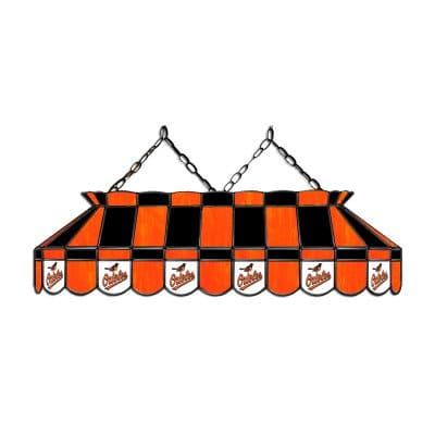 Baltimore Orioles 40 Inch Stained Glass Billiard Lamp