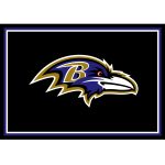 Baltimore Ravens 3x4 Area Rug Officially Licensed Stain Resistant