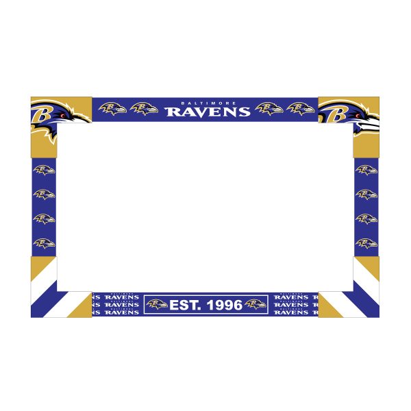 Baltimore Ravens 40 50 Inch Adjustable TV Frame
