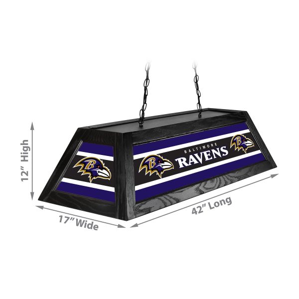 Baltimore Ravens 42 Inch Acrylic Billiard Lamp 2