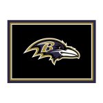 Baltimore Ravens 6 x 8 Spirit Area Rug