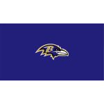 Baltimore Ravens 8 ft Polyester Anti Friction Billiard Cloth