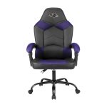 Baltimore Ravens Oversized Gaming Office Chair with Storage Pouch