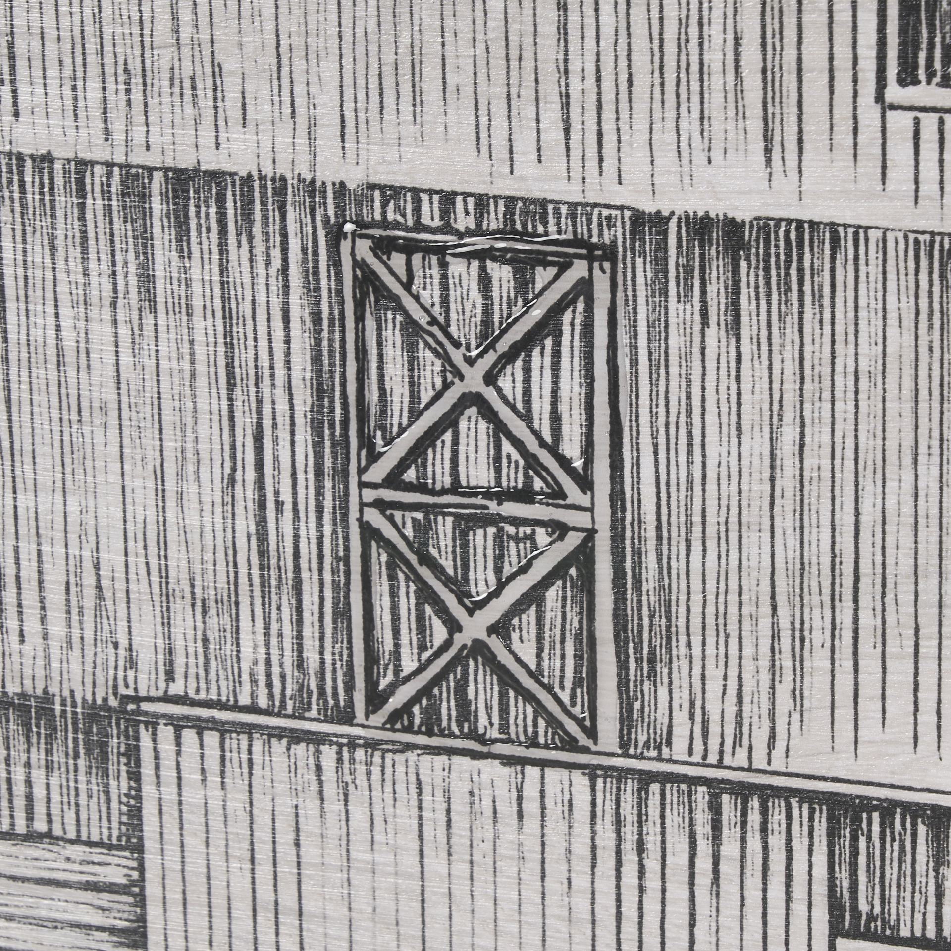 Barn Buildings II by Mercana Studio a Hand Embelished Textured Framed Art Print Matted under Glass 7 Barn Buildings II by Mercana Studio a Hand Embelished Textured Framed Art Print Matted under Glass - Image 7