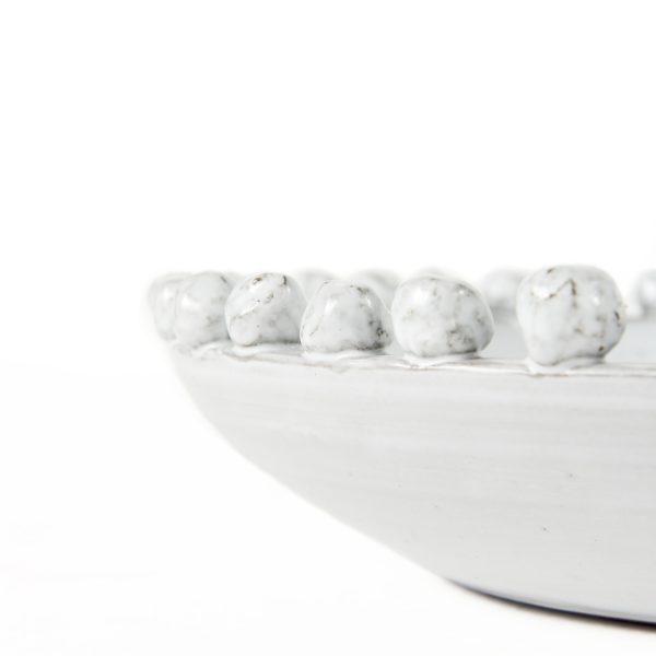 Basin 16 Round Off White Glazed Decorative Bowl 4
