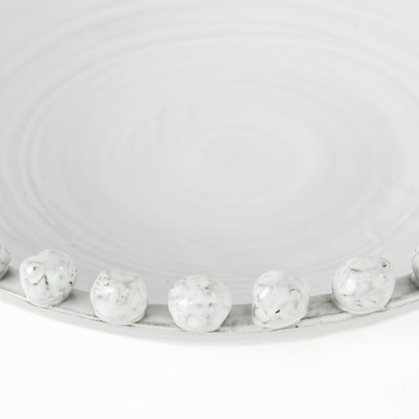Basin 16 Round Off White Glazed Decorative Bowl 6