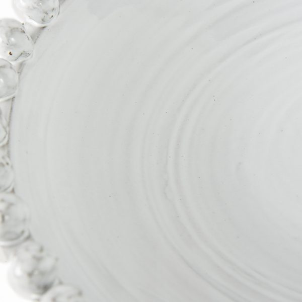 Basin 16 Round Off White Glazed Decorative Bowl 7