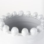 Basin Medium Off-White Glazed Vase