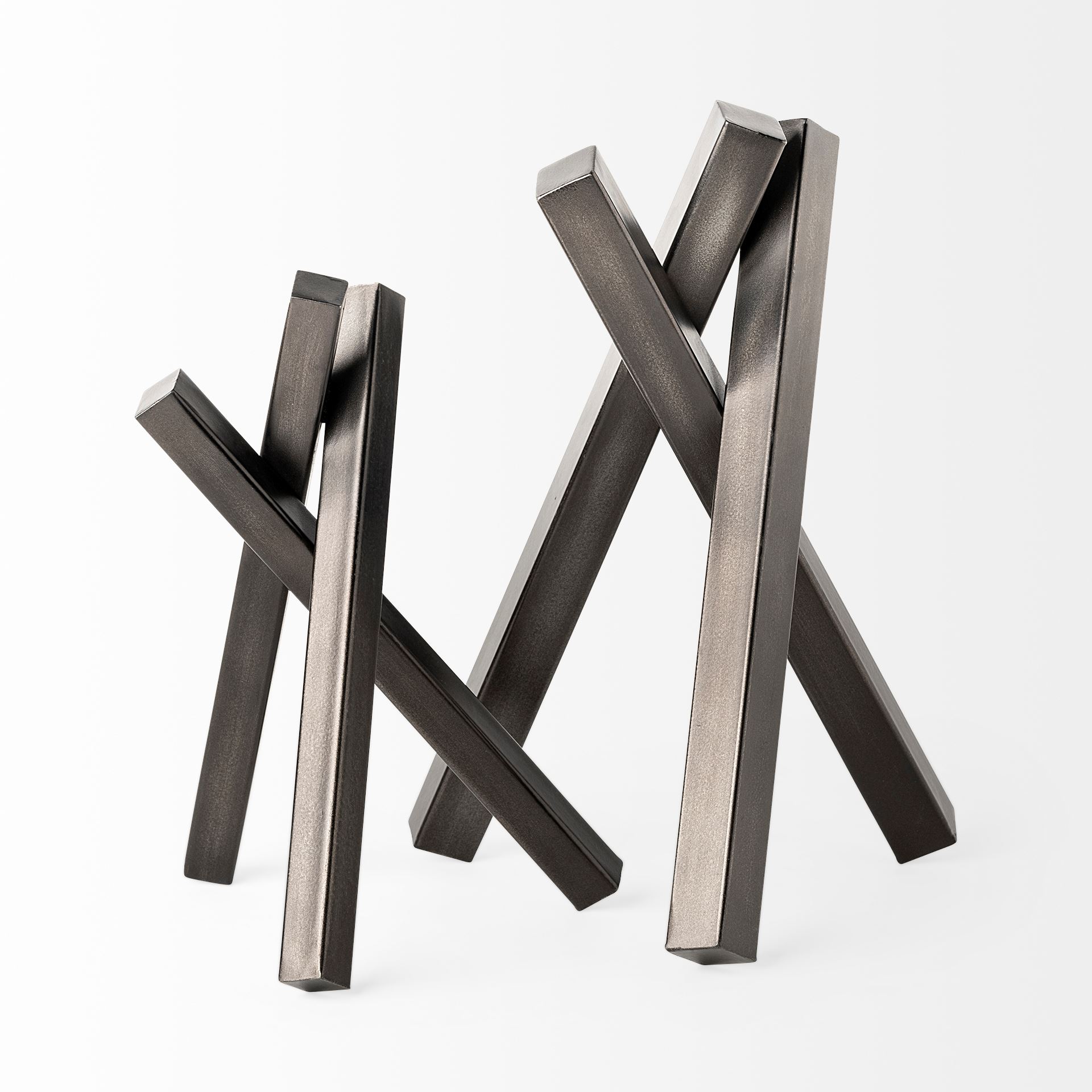 Bastian (Large) 9L x 8W Black Metal Abstract Object 6 Bastian (Large) 9L x 8W Black Metal Abstract Object - Image 6