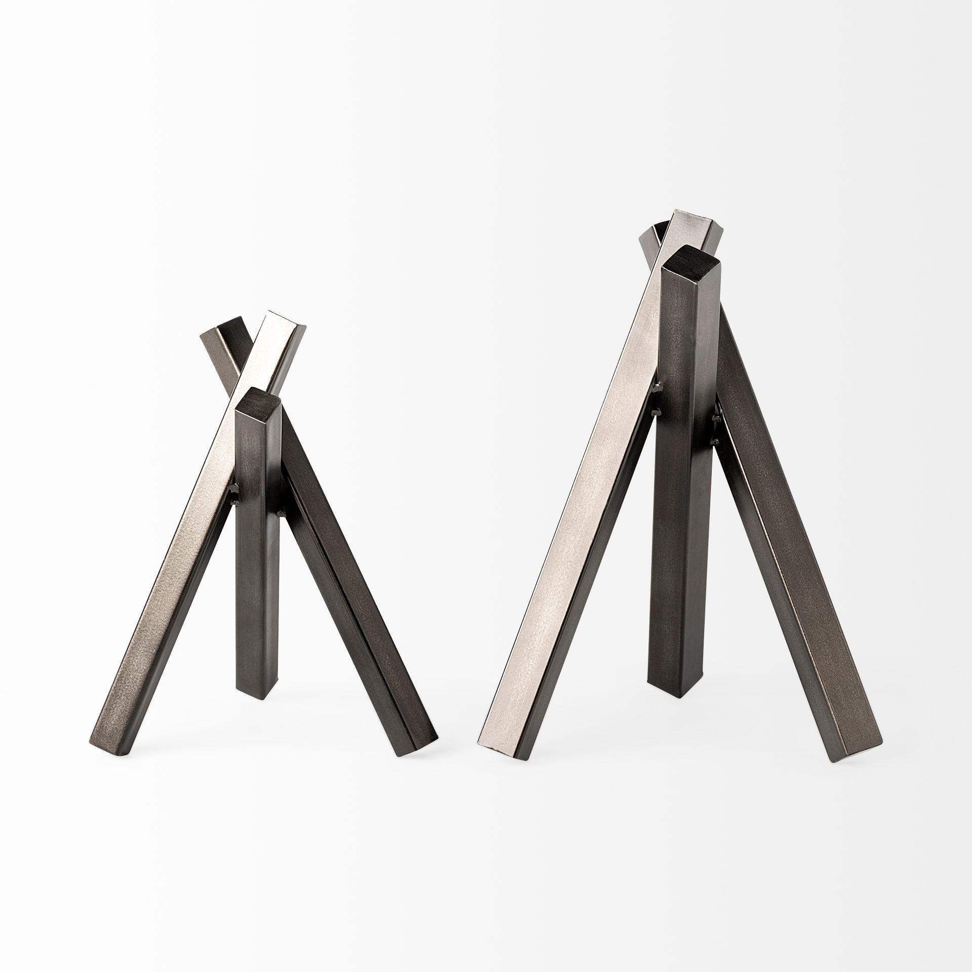 Bastian (Large) 9L x 8W Black Metal Abstract Object 7 Bastian (Large) 9L x 8W Black Metal Abstract Object - Image 7