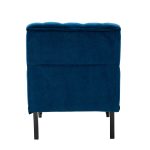 Battista Navy Velvet Glam Nailhead Accent Chair 9 Battista Navy Velvet Glam Nailhead Accent Chair