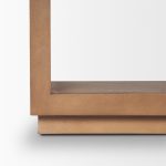Bela Large Arched Console Table Medium Brown Wood