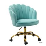 Belanda Sage Velvet Flower Back Tufted Swivel Office Task Chair 7 Belanda Sage Velvet Flower Back Tufted Swivel Office Task Chair