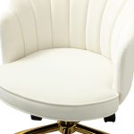 Belanda Velvet Tufted Flower Back Swivel Task Chair 10 Belanda Velvet Tufted Flower Back Swivel Task Chair