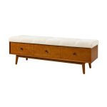 Belinda Acorn Mid-Century Modern Flip-Top Storage Bench 7 Belinda Acorn Mid-Century Modern Flip-Top Storage Bench