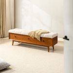 Belinda Acorn Mid-Century Modern Flip-Top Storage Bench 6 Belinda Acorn Mid-Century Modern Flip-Top Storage Bench