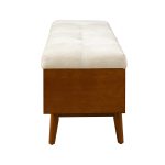 Belinda Acorn Mid-Century Modern Flip-Top Storage Bench 8 Belinda Acorn Mid-Century Modern Flip-Top Storage Bench