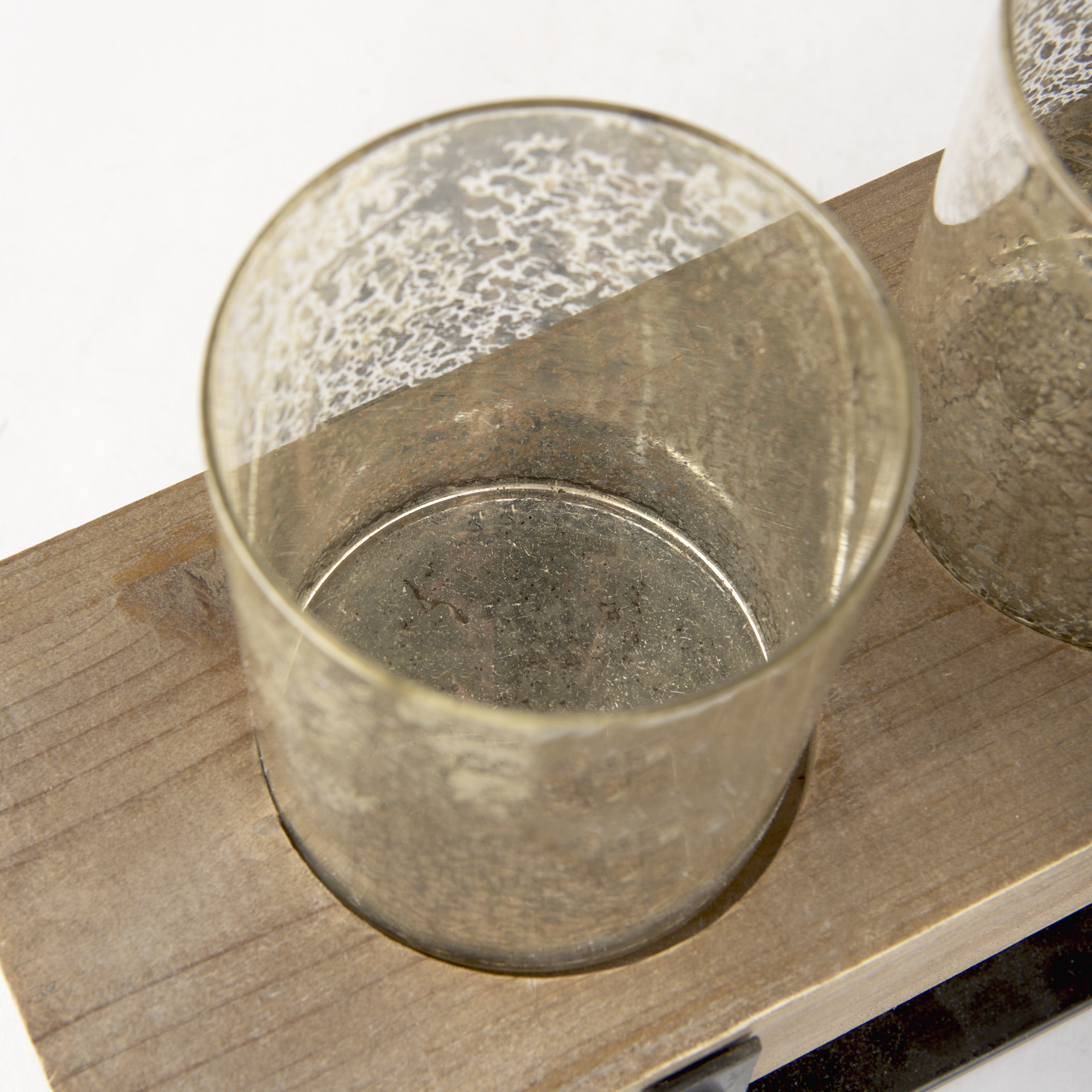 Benk Wood and Black Metal Five Cup Candle Holder 10 Benk Wood and Black Metal Five Cup Candle Holder - Image 10