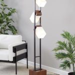 Bento Contemporary Black Metal and Walnut Wood Floor Lamp 18 Bento Contemporary Black Metal and Walnut Wood Floor Lamp