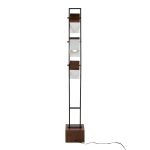 Bento Contemporary Black Metal and Walnut Wood Floor Lamp 27 Bento Contemporary Black Metal and Walnut Wood Floor Lamp