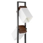 Bento Contemporary Black Metal and Walnut Wood Floor Lamp 29 Bento Contemporary Black Metal and Walnut Wood Floor Lamp