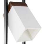 Bento Contemporary Black Metal and Walnut Wood Floor Lamp 31 Bento Contemporary Black Metal and Walnut Wood Floor Lamp