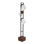 Bento Contemporary Black Metal and Walnut Wood Floor Lamp 23 Bento Contemporary Black Metal and Walnut Wood Floor Lamp
