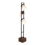 Bento Contemporary Black Metal and Walnut Wood Floor Lamp 24 Bento Contemporary Black Metal and Walnut Wood Floor Lamp