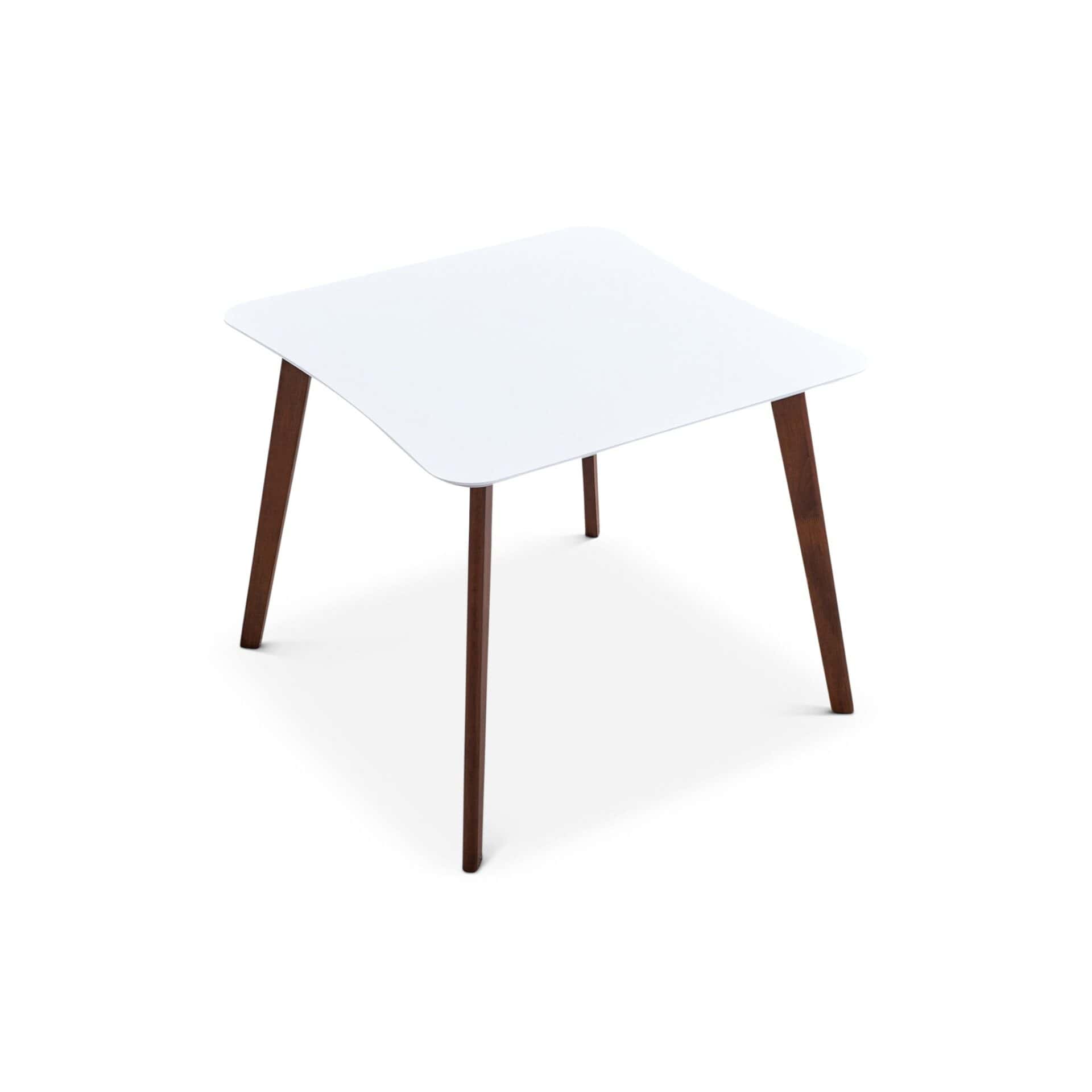 Solid Wood Square Dining Table White Top Modern Design 1 Solid Wood Square Dining Table White Top Modern Design