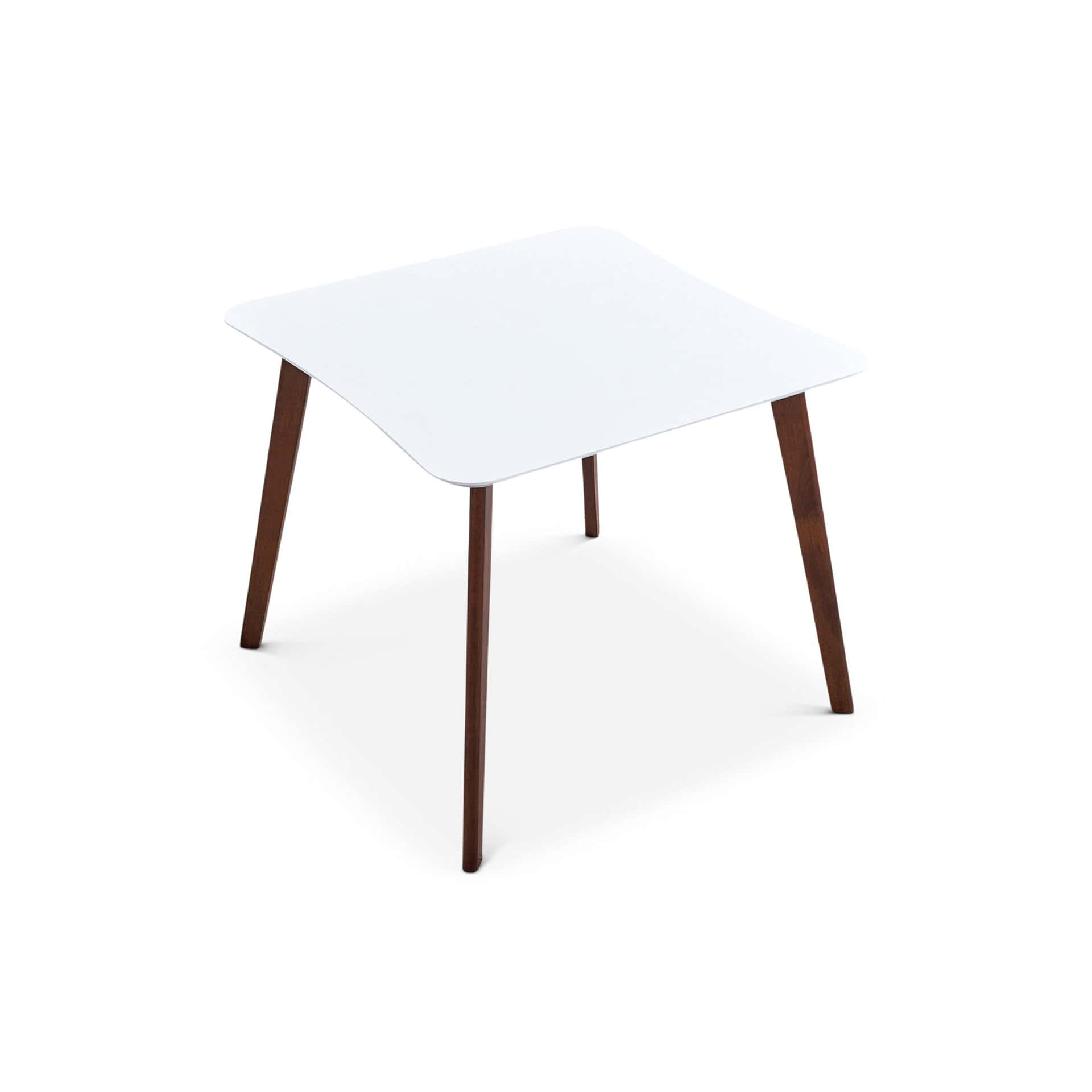 Solid Wood Square Dining Table White Top Modern Design 7 Solid Wood Square Dining Table White Top Modern Design