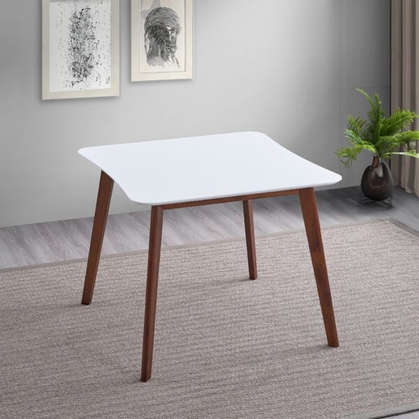 BentonModernWhiteTopDiningTable 5