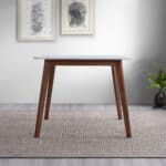 Solid Wood Square Dining Table White Top Modern Design 11 Solid Wood Square Dining Table White Top Modern Design