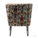 Bernarda Floral Glam Wingback Accent Side Chair 9 Bernarda Floral Glam Wingback Accent Side Chair