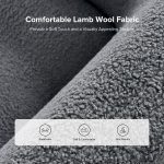 Bernie Grey Lamb Wool Modern Upholstered Armchair 8 Bernie Grey Lamb Wool Modern Upholstered Armchair