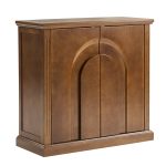 Bert Walnut Transitional 2-Door Accent Cabinet with Shelves 6 Bert Walnut Transitional 2-Door Accent Cabinet with Shelves