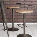 Beta Industrial Camel Faux Leather Barstool (Set of 2) 14 Beta Industrial Camel Faux Leather Barstool (Set of 2)