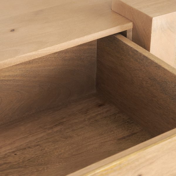 Beth Light Brown Wood Media Console 11