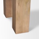 Beth Light Brown Wood w/ 3 Doors Sideboard