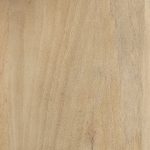 Bianca Light Brown Wood w/ Round Marble Top Coffee Table