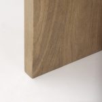 Bianca Wood and Marble Accent Table