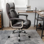 Big and Tall Adjustable Office Chair with Metal Base