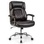 Big and Tall Adjustable Office Chair with Metal Base