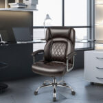 Big and Tall Adjustable Office Chair with Metal Base