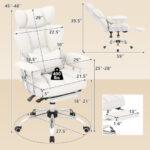 Big and Tall Reclining Office Chair with Footrest and Lumbar