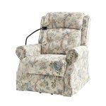 Billy Bird Print Linen Power Lift Assist Massage Recliner 6 Billy Bird Print Linen Power Lift Assist Massage Recliner