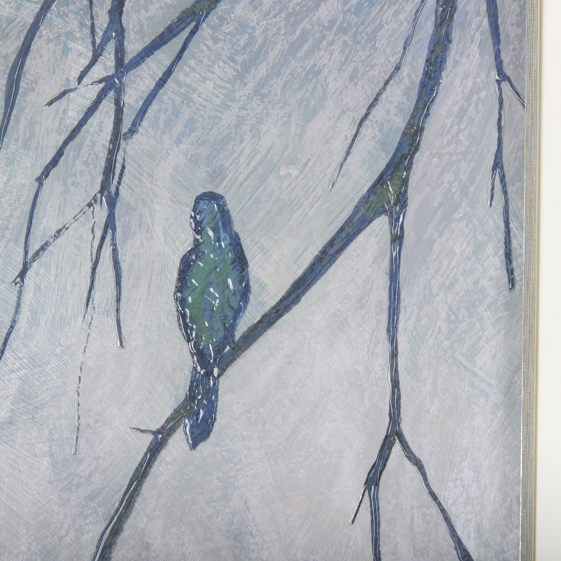 Bird Song I by Mercana Studio a Hand Embelished Textured Framed Art Print Matted under Glass 8 Bird Song I by Mercana Studio a Hand Embelished Textured Framed Art Print Matted under Glass - Image 8