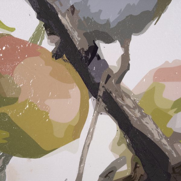 Birds Apples I by Mercana Studio a Hand Embelished Textured Canvas 6