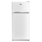 Black 2 Door Compact Refrigerator with Freezer 3.4 Cu. Ft.