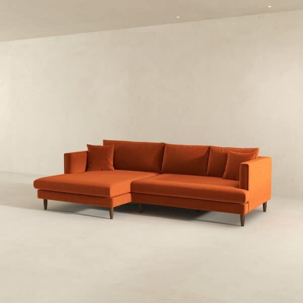 BlakeOrangeL SectionalSofa 5